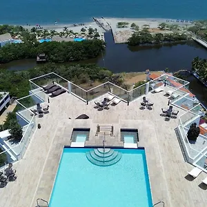Apartamento Apto Con Servicio De Playa, Terraza Con Vista 360 Santa Marta (Magdalena)
